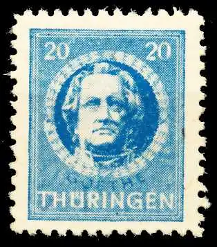 SBZ THÜRINGEN Nr 98AYz1 postfrisch 67061E