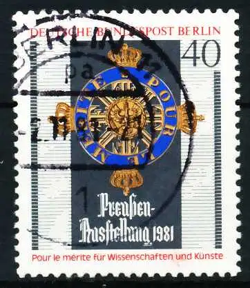 BERLIN 1981 Nr 648 zentrisch gestempelt 62124A