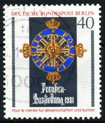 BERLIN 1981 Nr 648 zentrisch gestempelt 62125A