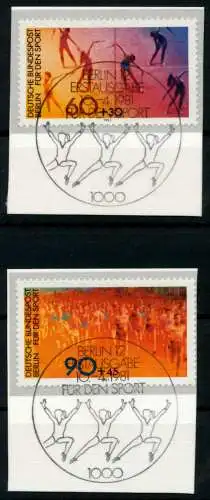 BERLIN 1981 Nr 645-646 zentrisch gestempelt SZ, Briefst³ck 6211CE