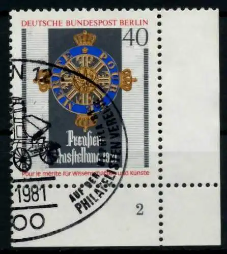 BERLIN 1981 Nr 648 gestempelt FORM2 6211D2