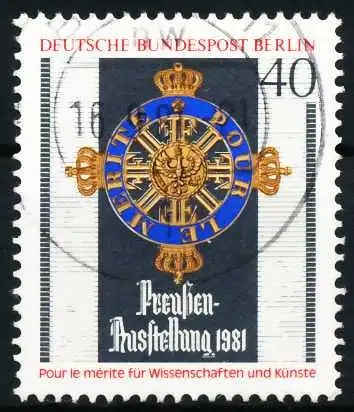 BERLIN 1981 Nr 648 zentrisch gestempelt 621262