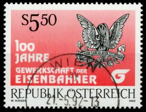 ÖSTERREICH 1992 Nr 2059 zentrisch gestempelt 6ECDBE