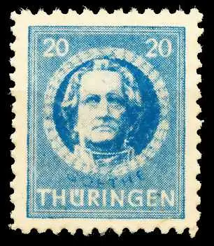 SBZ THÜRINGEN Nr 98AYz1 postfrisch 67046A