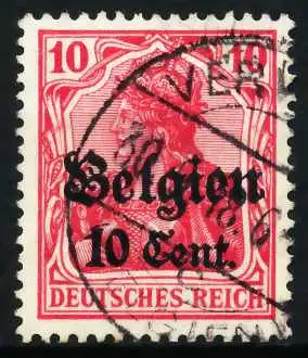 BES 1WK LP BELGIEN Nr 14cII gestempelt 629C52