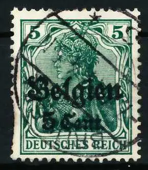 BES. 1WK LANDESPOST BELGIEN Nr 12 gestempelt 629C0A