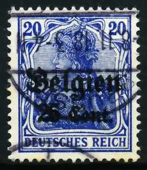 BES 1WK LP BELGIEN Nr 18a gestempelt 629D12
