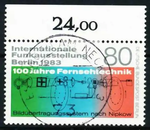 BERLIN 1983 Nr 702 zentrisch gestempelt ORA 622E6A