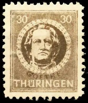 SBZ THÜRINGEN Nr 99AYaz1 postfrisch 67058A