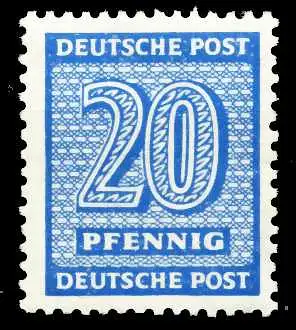 SBZ WESTSACHSEN Nr 134Yw postfrisch 67B276