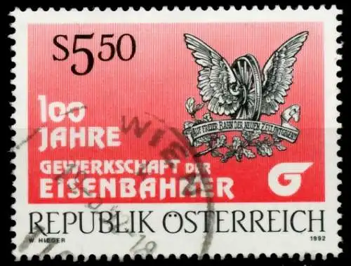 ÖSTERREICH 1992 Nr 2059 gestempelt 6ECDC2