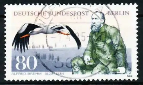 BERLIN 1984 Nr 722 zentrisch gestempelt 62E632