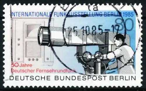 BERLIN 1985 Nr 741 zentrisch gestempelt 62E446