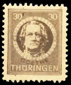 SBZ THÜRINGEN Nr 99AYaz2 postfrisch 6731DE