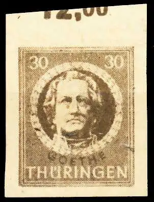 SBZ THÜRINGEN Nr 99BYaz2 postfrisch 670796