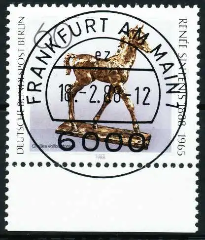 BERLIN 1988 Nr 805 zentrisch gestempelt URA 62A1AA