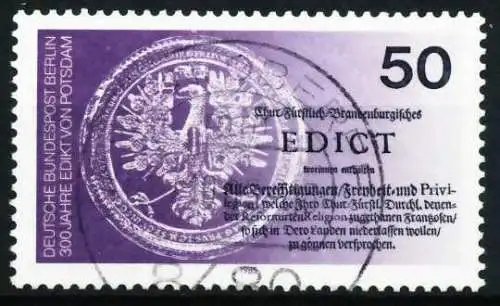 BERLIN 1985 Nr 743 zentrisch gestempelt 62E3F2