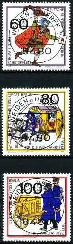 BERLIN 1989 Nr 852-854 gestempelt 629F96