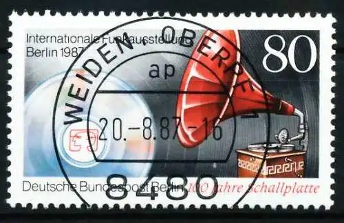 BERLIN 1987 Nr 787 zentrisch gestempelt 62E206