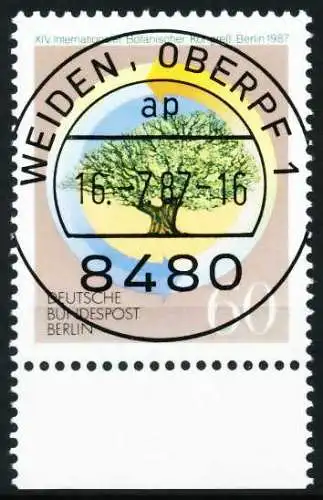 BERLIN 1987 Nr 786 zentrisch gestempelt 62E1DE