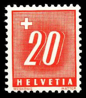 SCHWEIZ PORTO Nr 57z postfrisch 631DFE