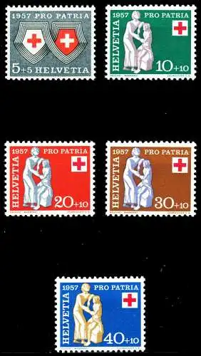 SCHWEIZ PRO PATRIA Nr 641-645 postfrisch 4C9ADE