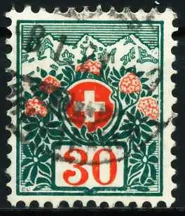 SCHWEIZ PORTO Nr 36a gestempelt 6369D2