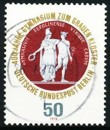 BERLIN 1974 Nr 472 zentrisch gestempelt 610CBE