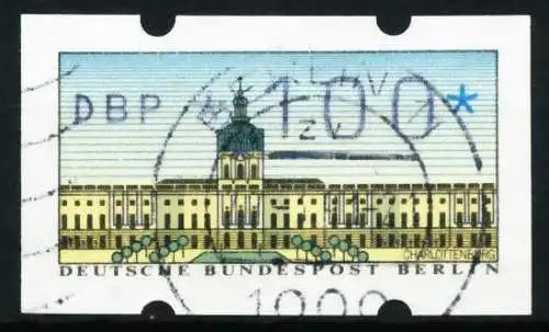BERLIN ATM 1987 Nr 1-100 zentrisch gestempelt 636B42