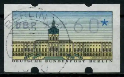 BERLIN ATM 1987 Nr 1-060 zentrisch gestempelt 636ADE