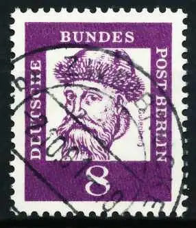 BERLIN DS BED. DEUT. Nr 201 gestempelt 636CBA
