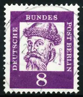 BERLIN DS BED. DEUT. Nr 201 gestempelt 636CC2