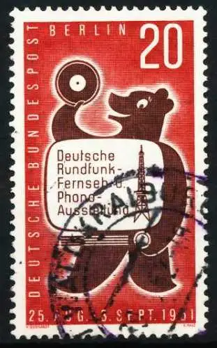 BERLIN 1961 Nr 217 gestempelt 636D26