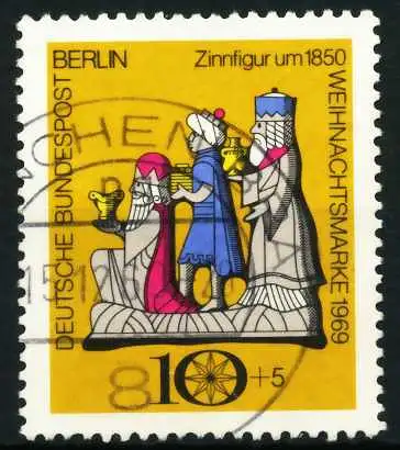 BERLIN 1969 Nr 352 zentrisch gestempelt 639ABE