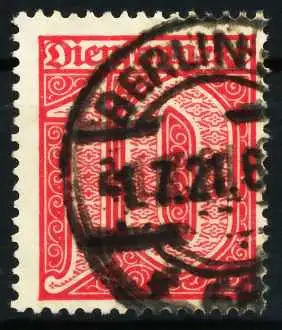 DEUTSCHES-REICH DIENST Nr 24 zentrisch gestempelt 63F866