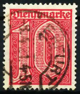 DEUTSCHES-REICH DIENST Nr 24 zentrisch gestempelt 63F836