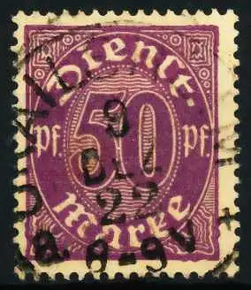 DEUTSCHES-REICH DIENST Nr 29 zentrisch gestempelt 63F8DA