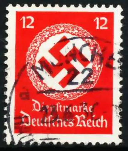 DEUTSCHES REICH DIENSTMARKEN 1934 38 Nr 138a gestempelt 64314A