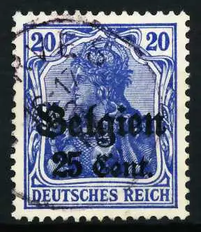 BES 1WK LP BELGIEN Nr 18a gestempelt 629D06