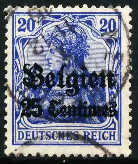 BES 1WK LP BELGIEN Nr 4I gestempelt 629B52