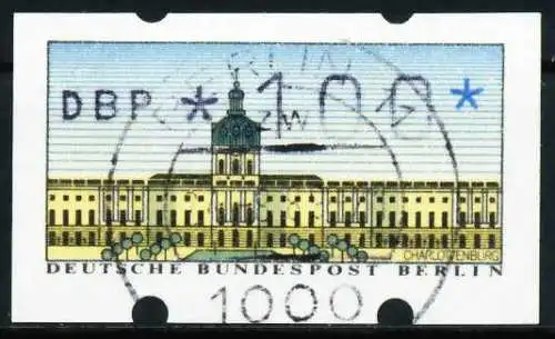 BERLIN ATM 1987 Nr 1-100 zentrisch gestempelt 636B2E