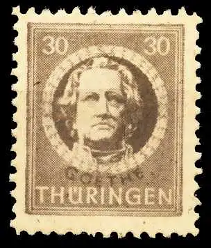 SBZ THÜRINGEN Nr 99AYaz2 postfrisch 67317A