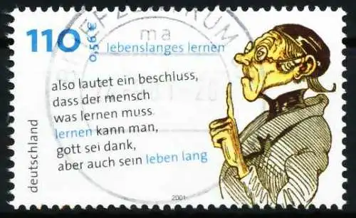 BRD 2001 Nr 2209 zentrisch gestempelt 648A5E