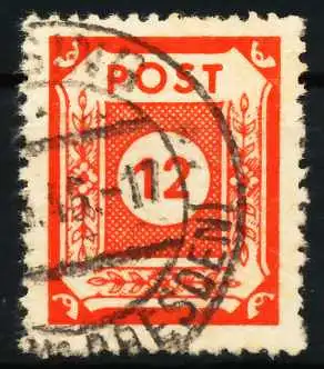 SBZ OSTSACHSEN Nr 60a zentrisch gestempelt 655FA2