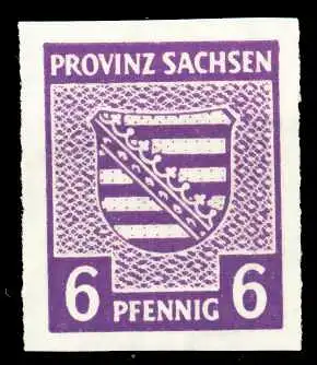 SBZ PROV. SACHSEN Nr 69Xa postfrisch 655FDA