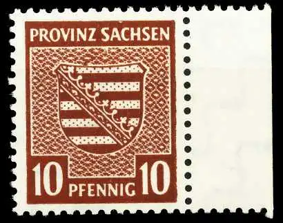 SBZ PROV. SACHSEN Nr 78Xa postfrisch SRA 656212