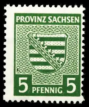SBZ PROV. SACHSEN Nr 75Xa postfrisch 6561A6