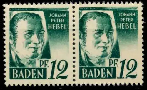 FZ BADEN 1. AUSGABE SPEZIALISIERT Nr 4vvI+4vvII 6C0B02