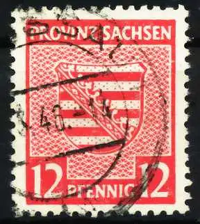 SBZ PROV. SACHSEN Nr 79Ya gestempelt 65954E