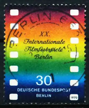 BERLIN 1970 Nr 358 zentrisch gestempelt 639B86